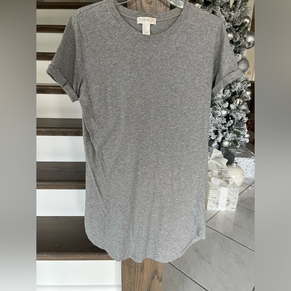 Forever 21 Gray Shirt Dress